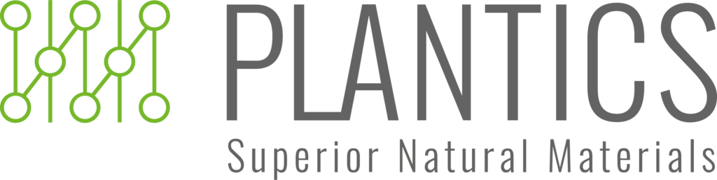 Plantics logo met ondertitel